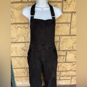 Denizen Levi’s Black Soft denim Jeans Overalls Size Med